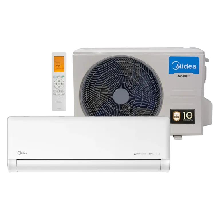 Ar Condicionado Split Hi Wall Inverter Midea AI EcoMaster Connect 12000 Btus Frio 220v R-32